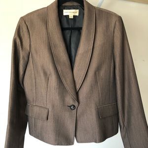 Lux Jones NY brown suit jacket